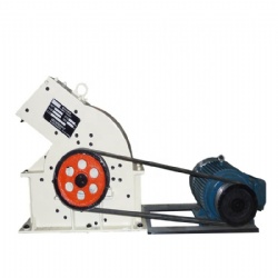 Portable waste concrete brick hammer mill crusher